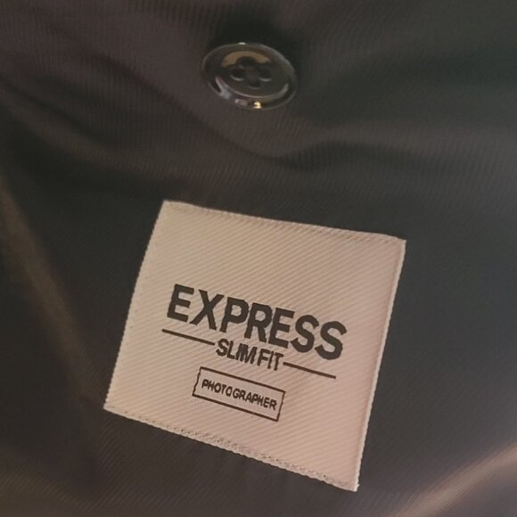 Express Burgundy Knit Blazer – Photographer Fit – Slim – 40R - Picture 4 of 5